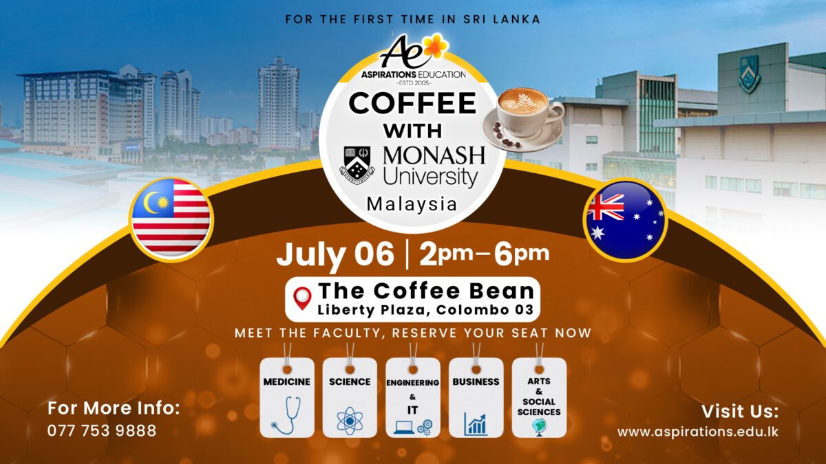 Coffee with Monash University Malaysia